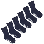 Hirsch Natur - Kids Socks with Grips: 3-pack 100% Organic Wool Socks ...