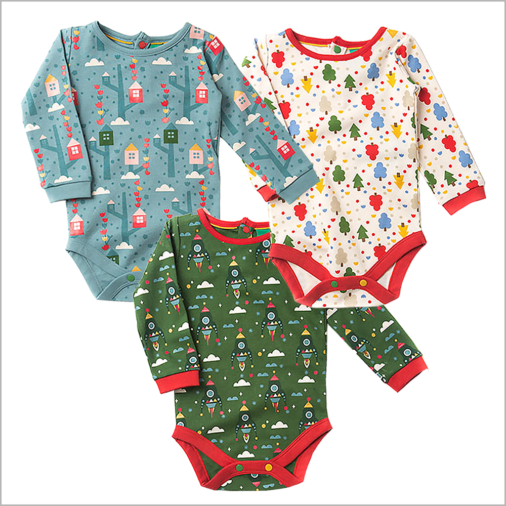 organic long sleeve onesies