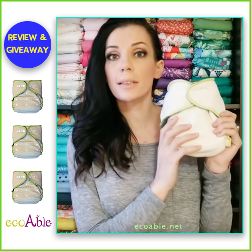 Video Review: EcoAble Stay-Dry Fitted Cloth Diapers by Jess Is Blessed