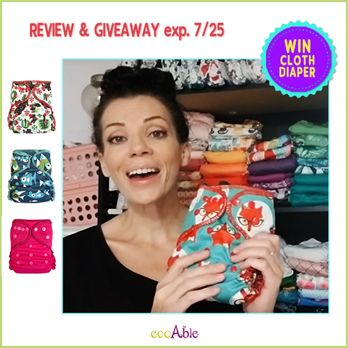 Video Review: EcoAble All-in-Two Cloth Diaper by Jess Is Blessed