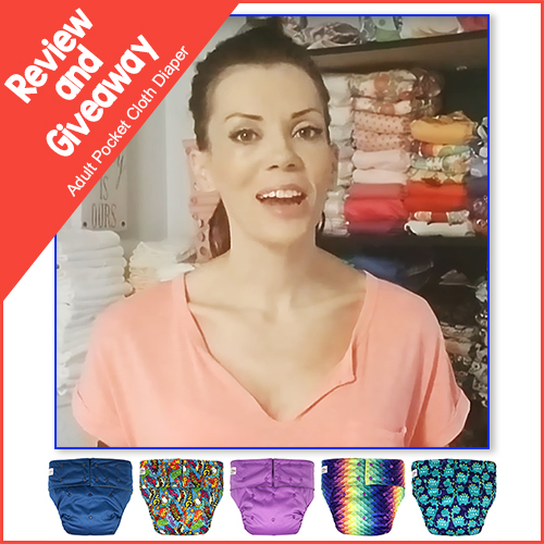 Video Review: EcoAble Teen/Adult Pocket Cloth Diaper by Jess Is Blessed