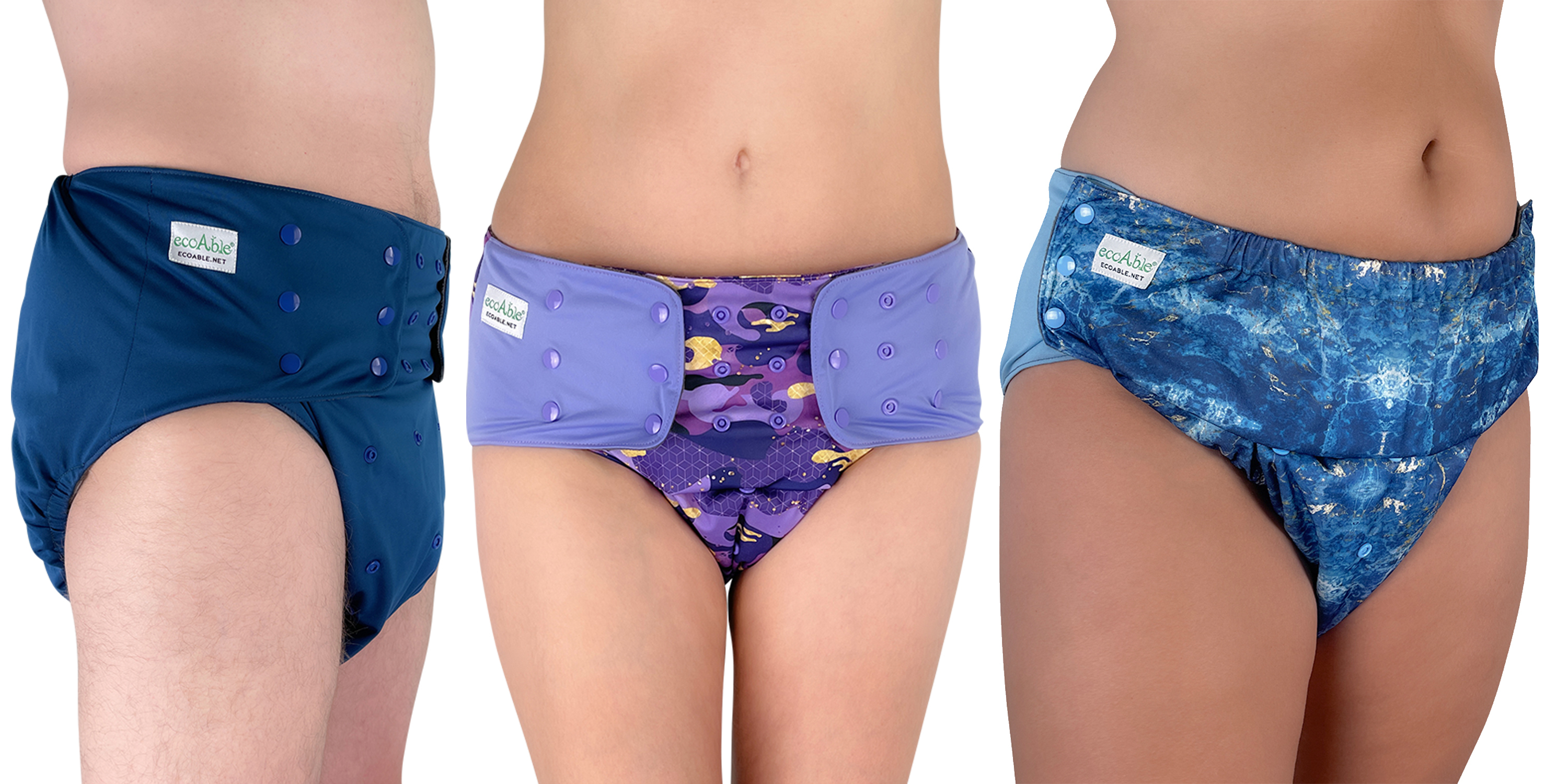 Reusable Cloth Diapers for Special Needs Adults - Incontinence, Bedwetting, Enuresis, Overactive Bladder, Autism