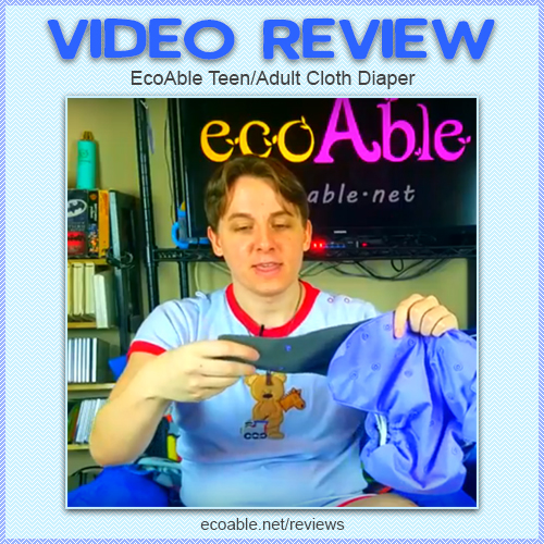 Video Review Ecoable Teen Adult Cloth Diaper By Mid America Little Ecoable Video Review Ecoable Teen Adult Cloth Diaper By Mid America Little Ecoable