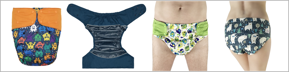 Which cloth diaper is best for an adult with urinary or bowel incontinence?