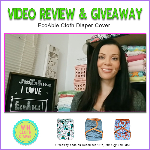 Video Review EcoAble Cloth Diaper Covers by Jess Is Blessed ECOABLE