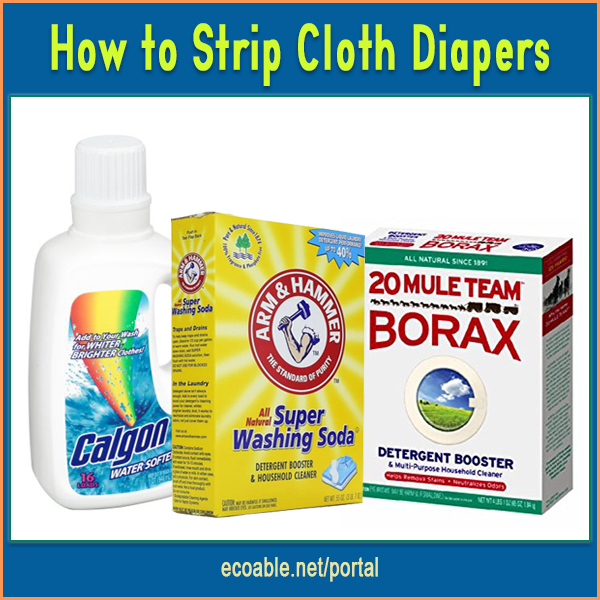 How to strip cloth diapers