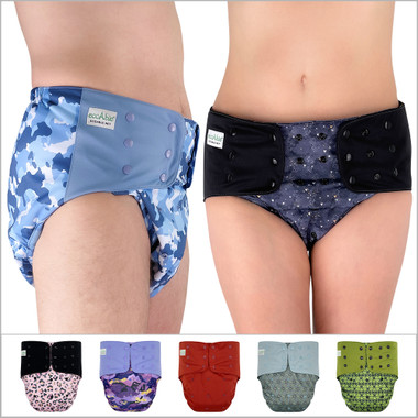 ECOABLE Adult's Cloth Diaper Cover Reusable Incontinence