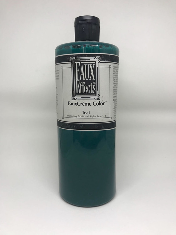 FauxCrème Color Teal 16oz.