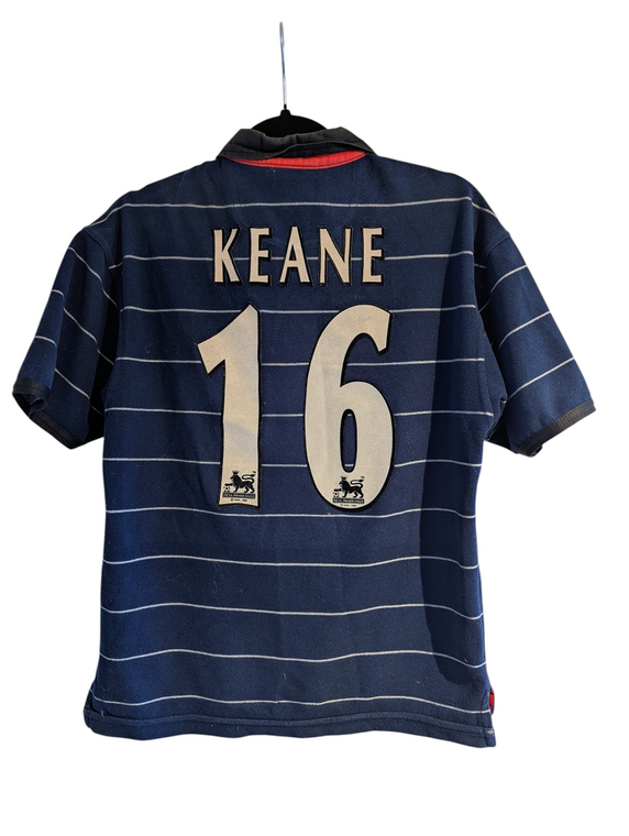 Manchester United 1999-00 Away Football Shirt Keane 10-11 Years