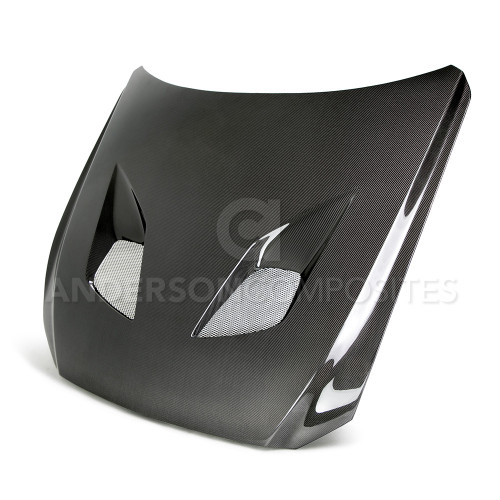 Anderson Composites Carbon Fiber Bonnet Double Sided - Ford Mustang 2015-2017