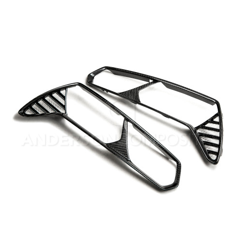 Anderson Composites Carbon Fibre Tail Light Surrounds - Chevrolet Corvette C7 Stingray - 2014-2019