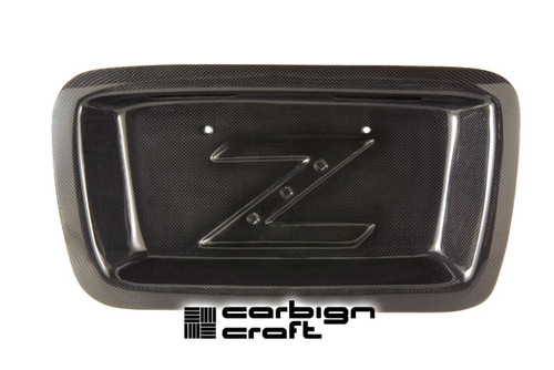 APR Performance Carbon Fibre License Plate Backing - Nissan 350Z 2002-08