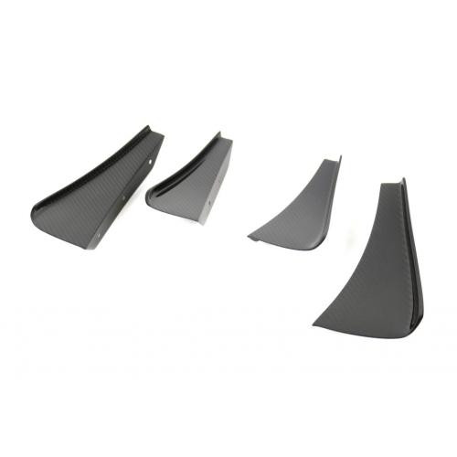 APR Performance Carbon Fiber Wind Splitter With Rods - Chevrolet Camaro V6