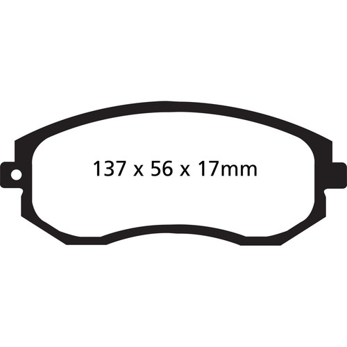 EBC Yellowstuff Brake Pad Set - FRONT - Subaru BRZ / Toyota GT86