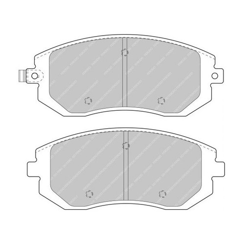 Ferodo DS1.11 Brake Pad Set - FRONT - Subaru BRZ / Toyota GT86