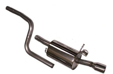 Milltek Cat Back Exhaust System - Ford Fiesta Mk6 1.6 16v Zetec-S