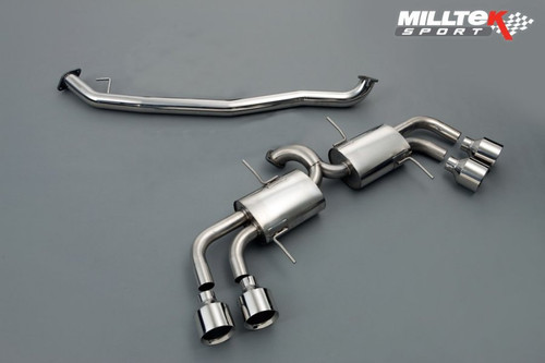 Milltek Secondary Cat Back Exhaust System - Nissan Skyline R35 GTR - TUV Approved