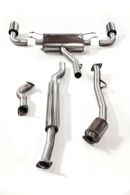 Milltek Sport Primary Cat Back Exhaust System - Resonated - Subaru BRZ / Toyota GT86