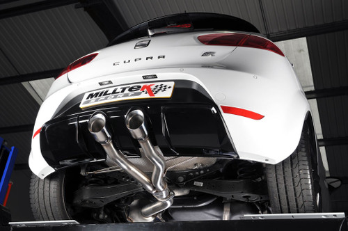 Milltek Cat Back Exhaust System - Seat Leon Cupra R 2.0 TSI 2010-