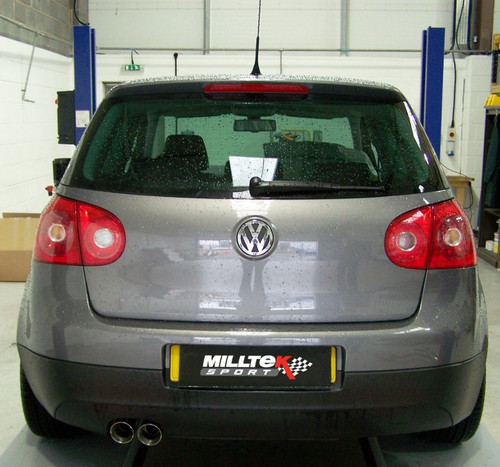 Milltek Edition 30 Style Cat Back Exhaust System - Volkswagen Golf Mk5 2.0 TDI 140PS