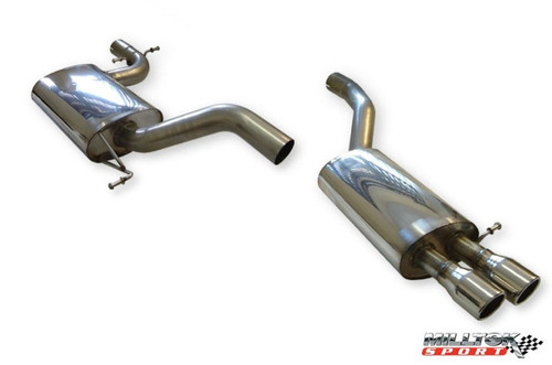 Milltek Resonated Cat Back Exhaust System - Volkswagen Jetta Mk5 2.0T FSI