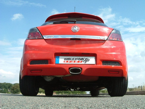 Milltek Turbo Back Exhaust System inc Sports Cat - Vauxhall Astra Mk5 1.9 CDTi (VXR Style)