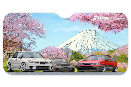 Tomei "Cherry Blossom @ Mount Fiji - GDB/BNR32/AE86" Sunshade