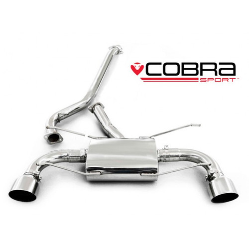 Cobra Sport Non-Resonated Cat Back Exhaust System - Subaru BRZ / Toyota GT86