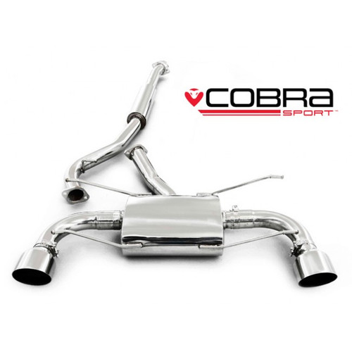 Cobra Sport Resonated Cat Back Exhaust System - Subaru BRZ / Toyota GT86
