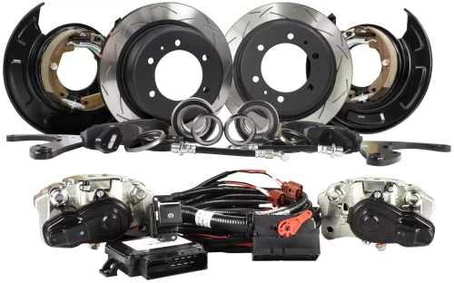 Drum To Disc Conversion Kit With Electric Handbrake