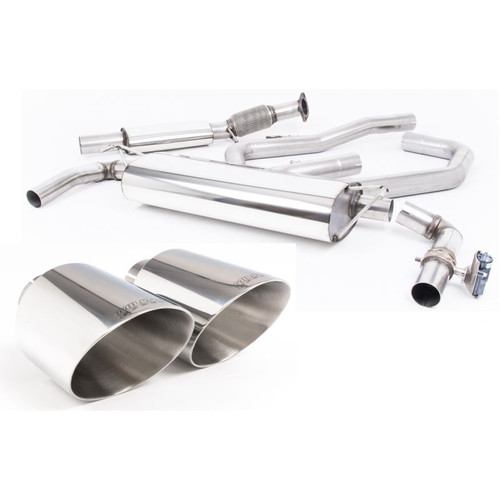 Milltek Cat Back Exhaust POLISHED TAIL PIPES – Hyundai i30 N Performance 2.0 T-GDi (275ps NON-OPF/GPF models only 2017-2018)