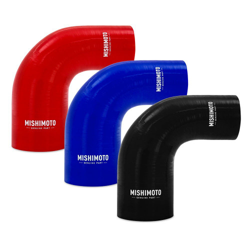 90-Degree Transition Coupler, Black, Silicone, 2.50in to 3.00in