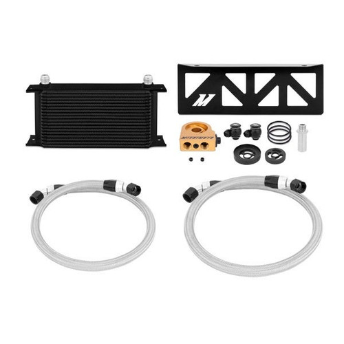 Oil Cooler Kit, Black, Thermostatic, fits Subaru BRZ/Toyota 86/Scion FR-S 13-21