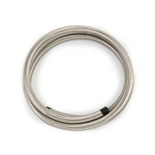 -10AN Braided Line, Stainless Steel, 10 ft