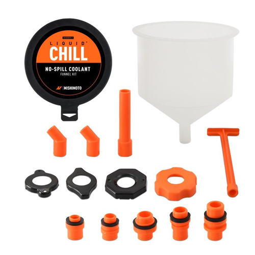 No-Spill Coolant Funnel Kit, 15 Piece