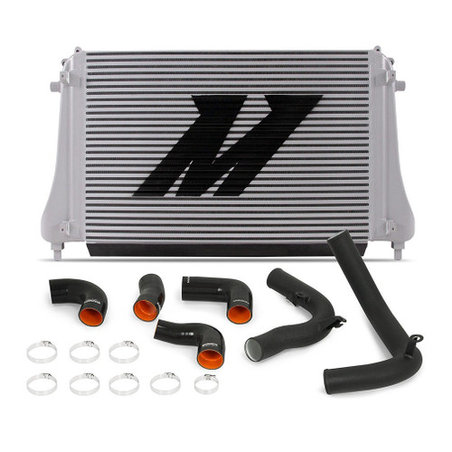 Intercooler Kit, Silver/Black, fits Volkswagen MK7 Golf TSI/GTI/R 2015-2021