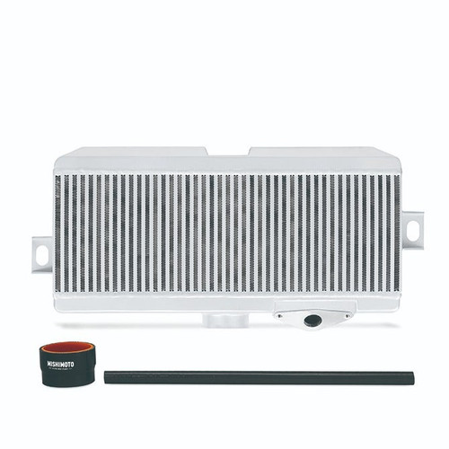 Performance TMIC, Black Hoses Silver Cooler, fits Subaru WRX STI 2008-2021