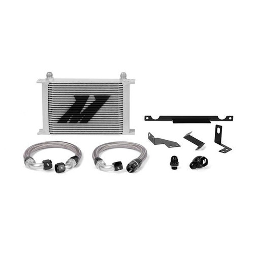 Oil Cooler Kit, Silver, fits Mitsubishi Lancer Evolution 7/8/9 2001-2007