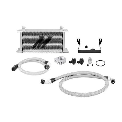 Oil Cooler Kit, Silver, fits Subaru WRX/STI 2006-2007