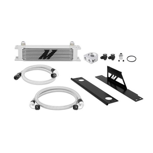 Oil Cooler Kit, Silver, fits Subaru WRX/STI 2001-2005