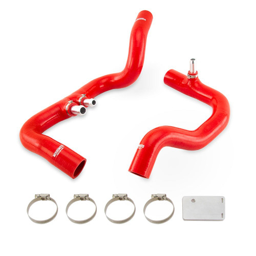 Silicone Coolant Hose Kit, Red, fits Jeep Wrangler JL 3.6L W/ Auto Trans 2018+