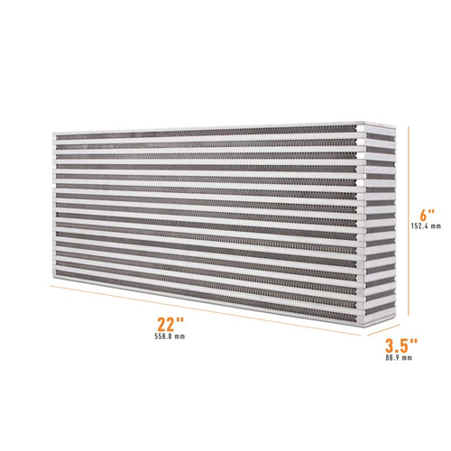 Universal Air-to-Air Race Intercooler Core 558.8mm x 152.4mm x 88.9mm