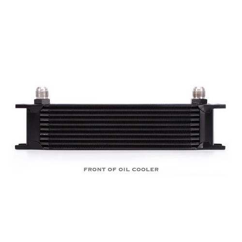 Universal Oil Cooler, 10-Row, Black