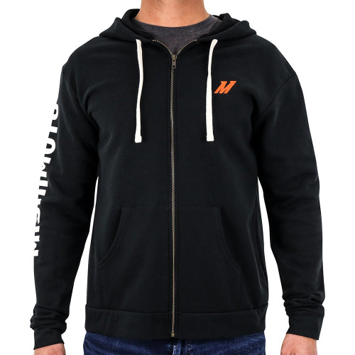 Mishimoto Embroidered Full-Zip Hoodie, Black Small