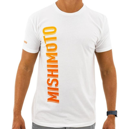 Mishimoto Ombre Banner Logo T-Shirt, Multiple Colors White Medium