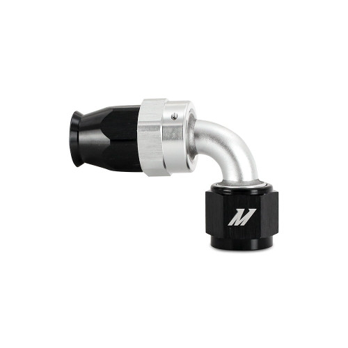 -6AN Braided Line Fitting, PTFE, 90 Degree