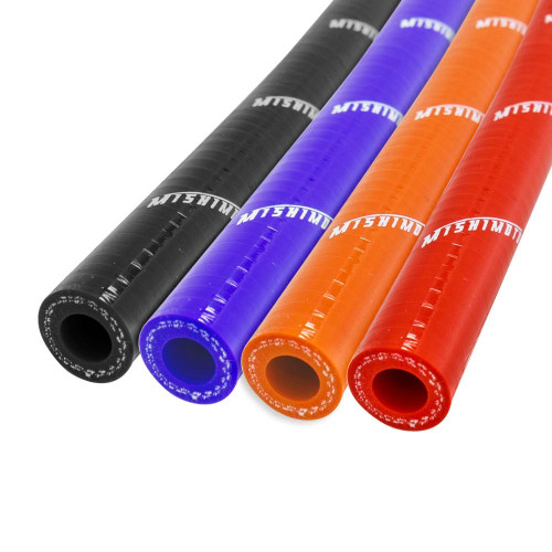 Silicone Vacuum Hose, Black, 10mm x 100cm