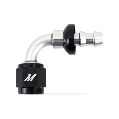 Push-Lock Fitting, -4AN, 90-Degree