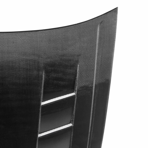 TS-style carbon fibre bonnet for 2008-2012 Honda Accord 4DR