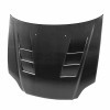 TS-style carbon fibre bonnet for 1999-2000 Honda Civic